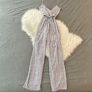 NWT Navy & White Jumpsuit Romper
